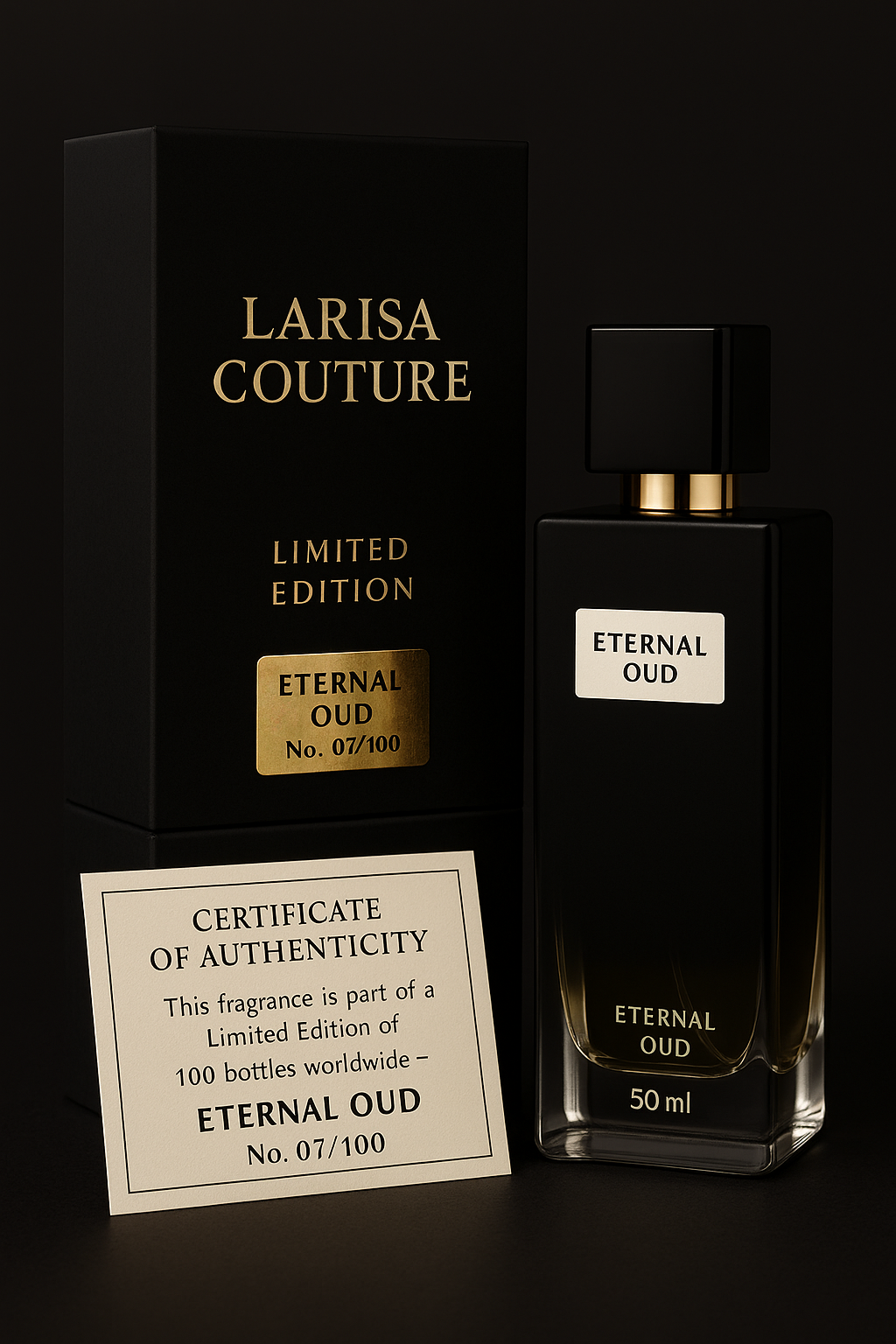 Larisa Couture Eau de Parfum Oud,  Limited Edition-Unisex