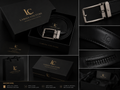 Larisa Couture Signature Belt – Black Full Grain Leather. Pre-Order